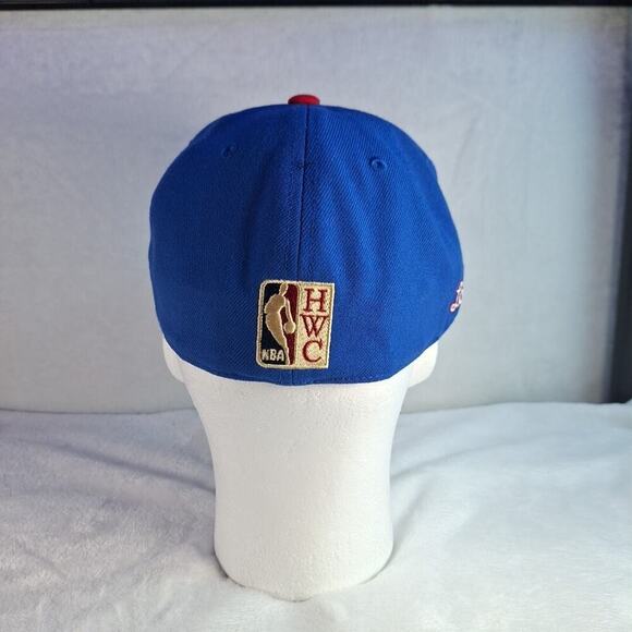 Mitchell & Ness Los Angeles Clippers Fitted 7 1/4 Hat Red Blue White NBA - Picture 3 of 10